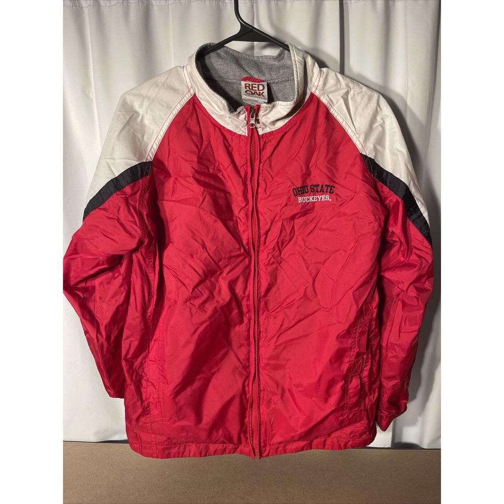 Ohio State Buckeyes Light Jacket•Youth Large 12/14 •Full Zip•OSU